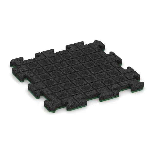 Aufsicht auf die Unterseite, also die Bodenseite von WARCO-Formteil 5812 - Eventna zunanja plošča im Format 500 x 500 x 30 mm.