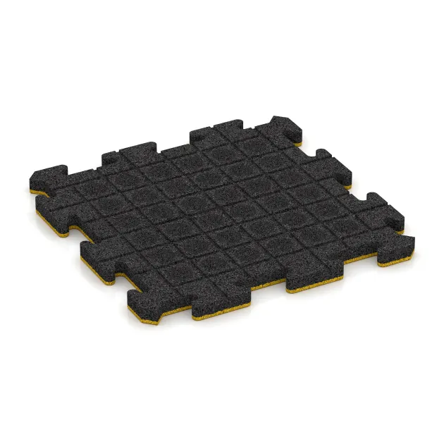 Aufsicht auf die Unterseite, also die Bodenseite von WARCO-Formteil 5815 - Eventna zunanja plošča im Format 500 x 500 x 30 mm.