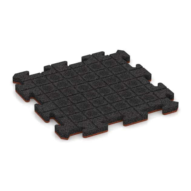 Aufsicht auf die Unterseite, also die Bodenseite von WARCO-Formteil 5817 - Eventna zunanja plošča im Format 500 x 500 x 30 mm.