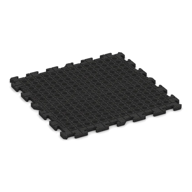 Aufsicht auf die Unterseite, also die Bodenseite von WARCO-Formteil 3324 - Spiel-Bodenbelag im Format 100 x 100 x 3 cm | 1,00 m².