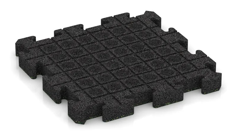 Drenažni kanali in kupole v kvadratni razporeditvi