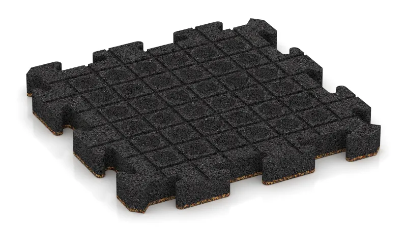 Drenažni kanali in kupole v kvadratni razporeditvi