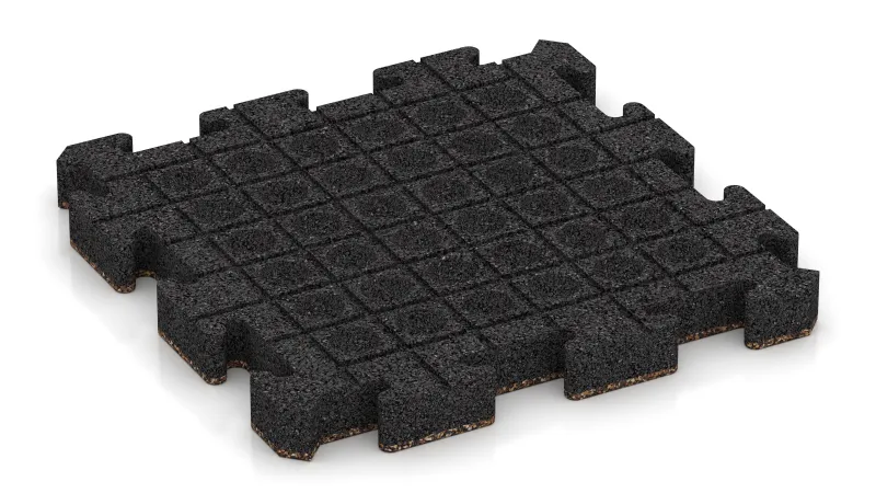 Drenažni kanali in kupole v kvadratni razporeditvi