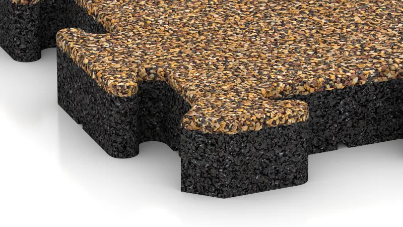 Drenažni kanali in kupole v kvadratni razporeditvi