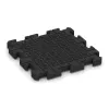 Aufsicht auf die Unterseite, also die Bodenseite von WARCO-Formteil 4563 - Gumijasta športna podlaga HD im Format 500 x 500 x 50 mm.