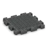 Aufsicht auf die Unterseite, also die Bodenseite von WARCO-Formteil 3165 - Fitnes zaščitna podlaga im Format 500 x 500 x 50 mm.