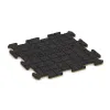 Aufsicht auf die Unterseite, also die Bodenseite von WARCO-Formteil 6204 - Fitnes podloga 18 mm im Format 500 x 500 x 18 mm.