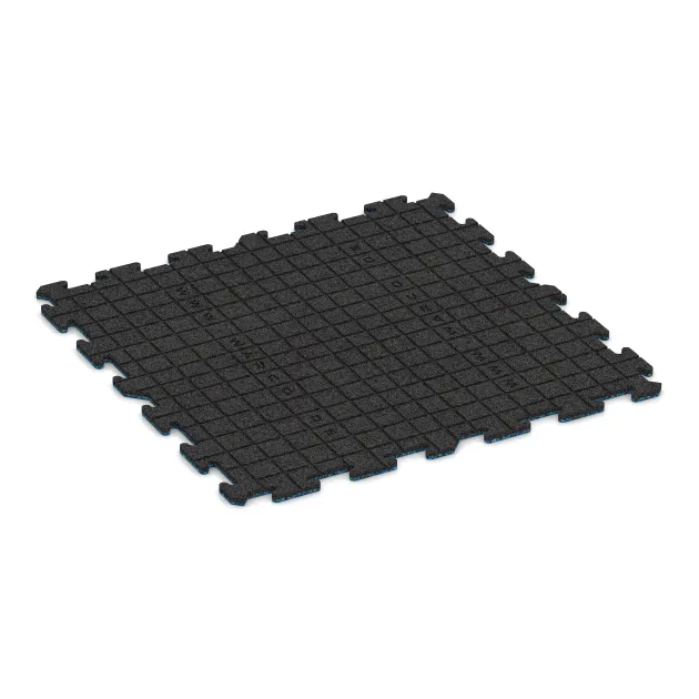 Aufsicht auf die Unterseite, also die Bodenseite von WARCO-Formteil 4239 - Športna plošča 1,8 cm im Format 1000 x 1000 x 18 mm.