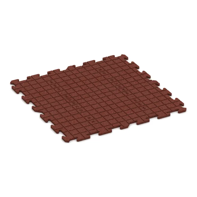 Aufsicht auf die Unterseite, also die Bodenseite von WARCO-Formteil 3960 - Športna talna obloga za pse HD im Format 1000 x 1000 x 18 mm.
