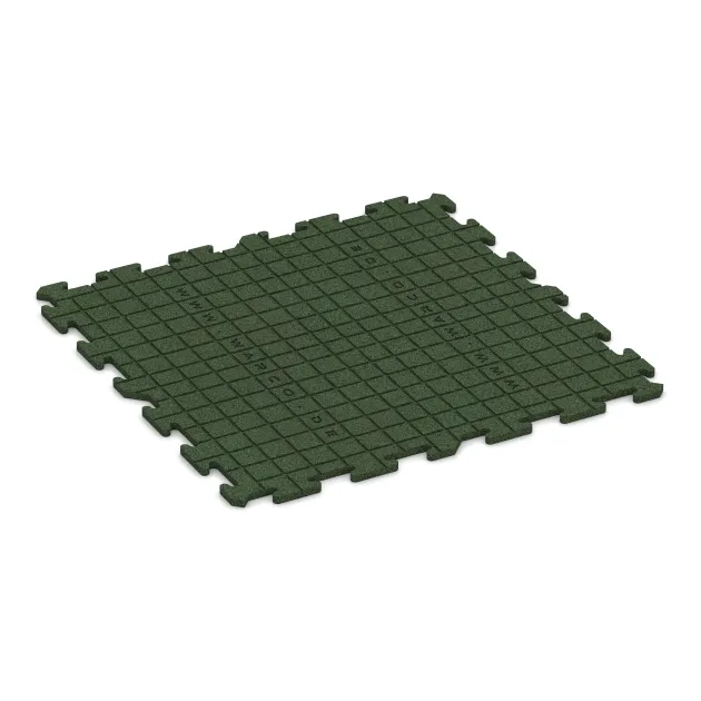 Aufsicht auf die Unterseite, also die Bodenseite von WARCO-Formteil 3961 - Športna talna obloga za pse HD im Format 1000 x 1000 x 18 mm.