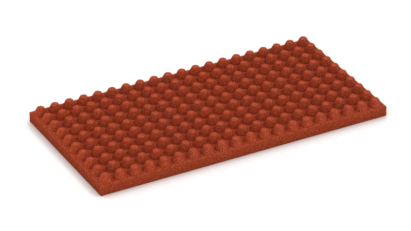 Struktura s 23 mm visokimi prirezanimi stožci