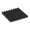 Aufsicht auf die Unterseite, also die Bodenseite von WARCO-Formteil 5544 - Varnostna gumijasta plošča za otroška igrišča 4,5 cm - EN 1177 ≤ 135 cm im Format 500 x 500 x 45 mm.