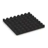 Aufsicht auf die Unterseite, also die Bodenseite von WARCO-Formteil 5555 - Varnostna gumijasta plošča za otroška igrišča 4,5 cm - EN 1177 ≤ 135 cm im Format 500 x 500 x 45 mm.