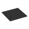 Aufsicht auf die Unterseite, also die Bodenseite von WARCO-Formteil 0750 - Trittschutzmatte Pferdebox im Format 1000 x 1000 x 30 mm.