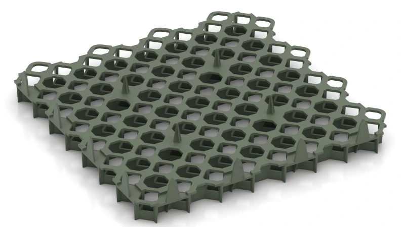 Pritrdilni klini za travno rešetko