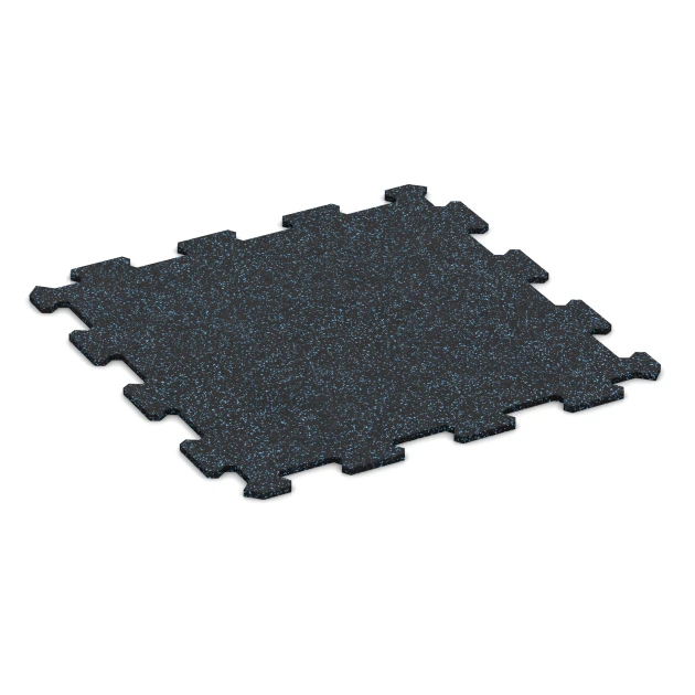 Aufsicht auf die Unterseite, also die Bodenseite von WARCO-Formteil 0917 - Fitnes Podlaga Kompakt im Format 485 x 485 x 8 mm | 0,235 m².