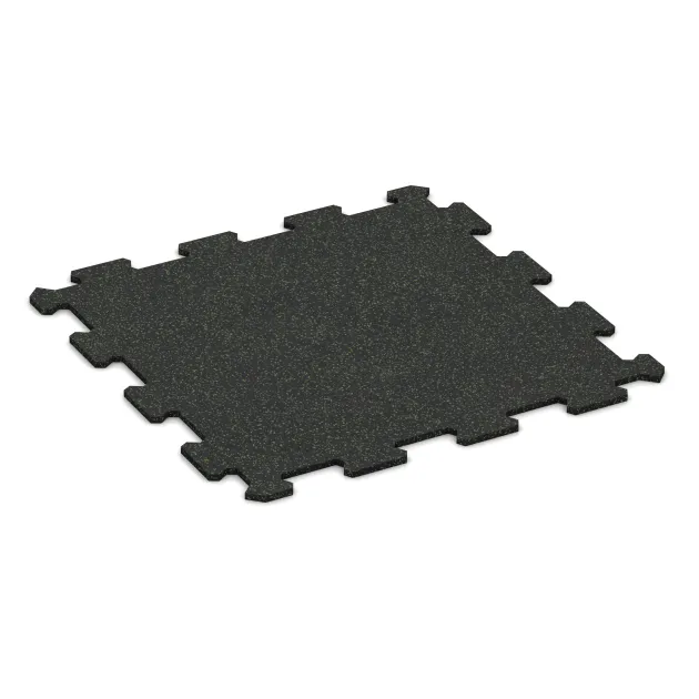 Aufsicht auf die Unterseite, also die Bodenseite von WARCO-Formteil 0921 - Fitnes Podlaga Kompakt im Format 485 x 485 x 8 mm | 0,235 m².