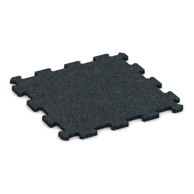Aufsicht auf die Unterseite, also die Bodenseite von WARCO-Formteil 0993 - Fitnes Podlaga Kompakt im Format 485 x 485 x 16 mm | 0,235 m².