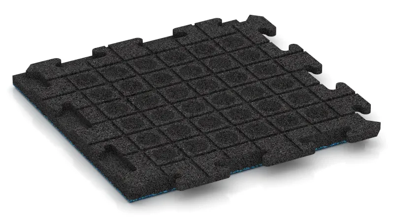 Drenažni kanali in kupole v kvadratni razporeditvi