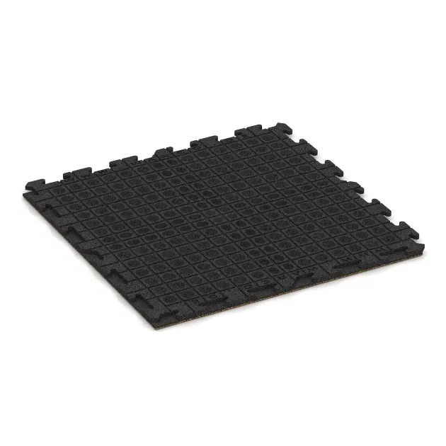Aufsicht auf die Unterseite, also die Bodenseite von WARCO-Formteil 5772 - Dogodkovna talna obloga im Format 1000 x 1000 x 30 mm.