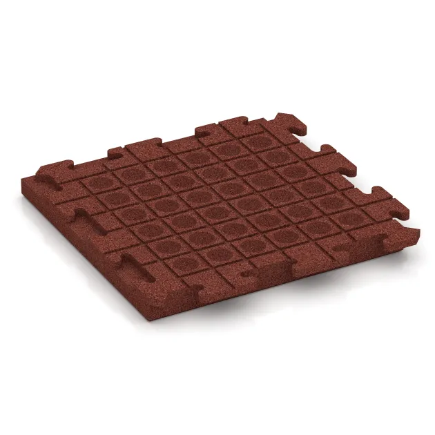 Aufsicht auf die Unterseite, also die Bodenseite von WARCO-Formteil 1472 - Talna plošča za teraso Classic im Format 500 x 500 x 50 mm.