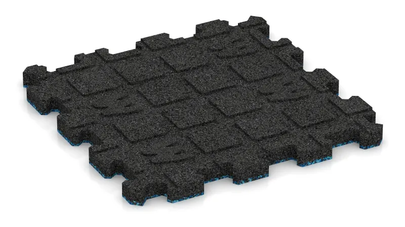 Drenažni kanali 4 x 15 mm – razporejeni pod pravim kotom