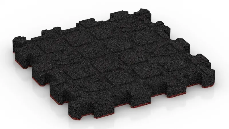 Drenažni kanali 4 x 15 mm – razporejeni pod pravim kotom