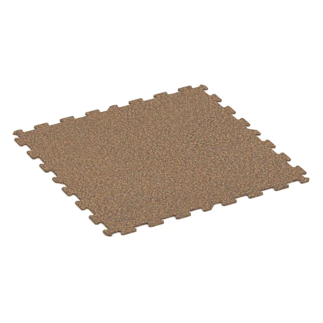 Aufsicht auf die Unterseite, also die Bodenseite von WARCO-Formteil 1023 - Fitnes Podlaga Kompakt im Format 970 x 970 x 8 mm | 0,94 m.