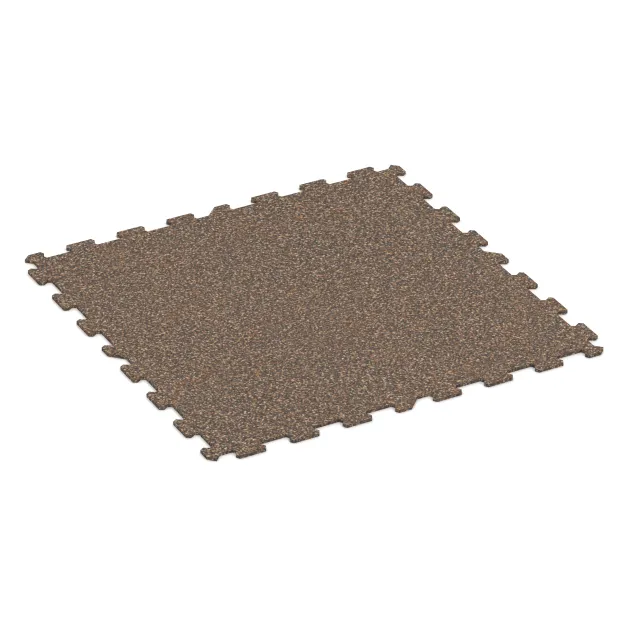 Aufsicht auf die Unterseite, also die Bodenseite von WARCO-Formteil 1024 - Fitnes Podlaga Kompakt im Format 970 x 970 x 8 mm | 0,94 m.