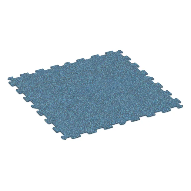 Aufsicht auf die Unterseite, also die Bodenseite von WARCO-Formteil 1029 - Fitnes Podlaga Kompakt im Format 970 x 970 x 8 mm | 0,94 m.