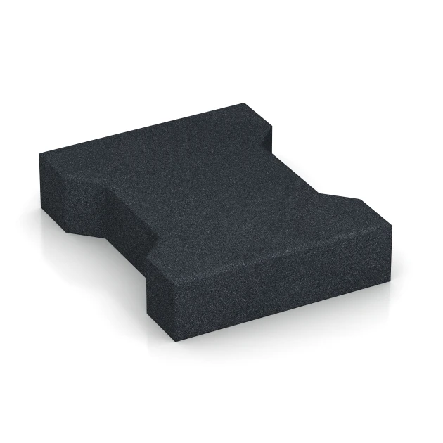 Aufsicht auf die Unterseite, also die Bodenseite von WARCO-Formteil 6378 - Tlakovec im Format 20 × 16,5 × 4,3 cm | 0,0278 m².