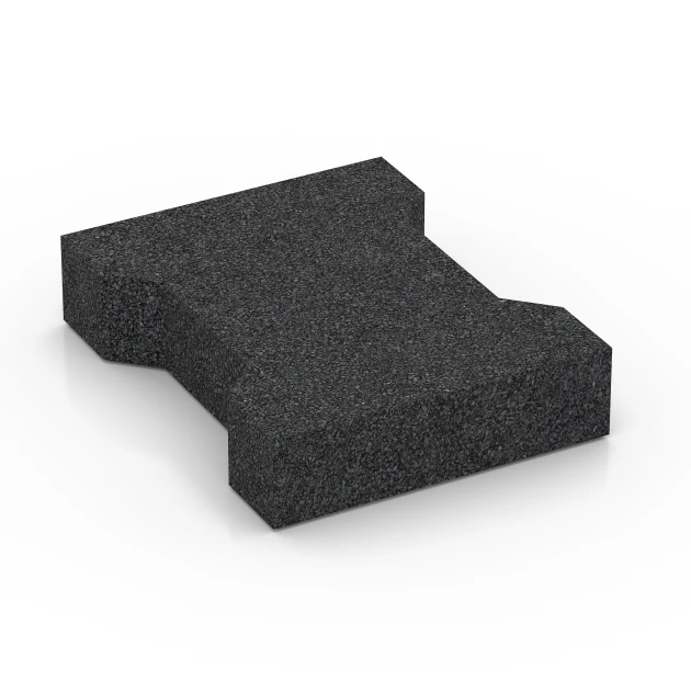 Aufsicht auf die Unterseite, also die Bodenseite von WARCO-Formteil 7068 - Tlakovec im Format 20 x 16,5 x 4,5 cm | 0,0278 m².