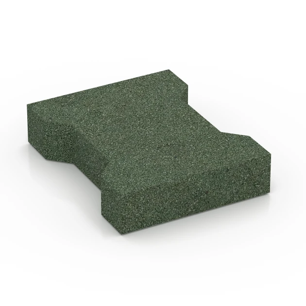 Aufsicht auf die Unterseite, also die Bodenseite von WARCO-Formteil 7070 - Tlakovec im Format 20 x 16,5 x 4,5 cm | 0,0278 m².