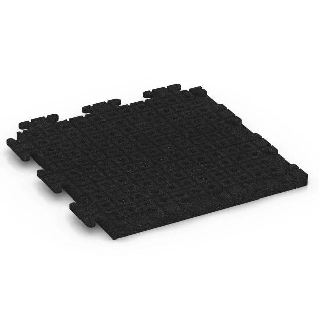 Aufsicht auf die Unterseite, also die Bodenseite von WARCO-Formteil 6190 - Talna ploščica za fitness Classic im Format 50 x 50 x 3 cm | 0,25 m².