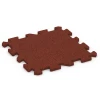 Aufsicht auf die Unterseite, also die Bodenseite von WARCO-Formteil 6984 - Gumijaste plošče za fitnes im Format 50 x 50 x 2 cm | 0,25 m².