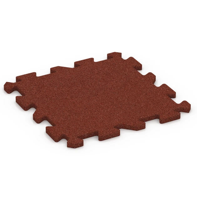 Aufsicht auf die Unterseite, also die Bodenseite von WARCO-Formteil 6984 - Gumijaste plošče za fitnes im Format 50 x 50 x 2 cm | 0,25 m².
