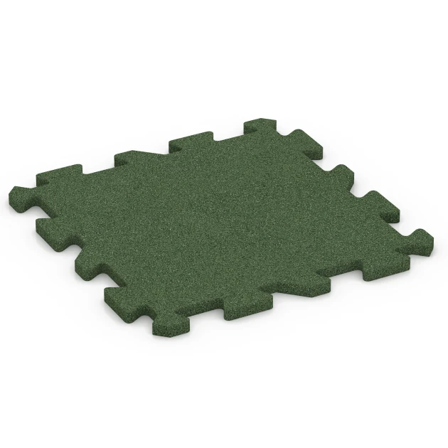 Aufsicht auf die Unterseite, also die Bodenseite von WARCO-Formteil 6985 - Gumijaste plošče za fitnes im Format 50 x 50 x 2 cm | 0,25 m².