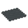 Aufsicht auf die Unterseite, also die Bodenseite von WARCO-Formteil 6323 - Zaščitna podloga za fitnes naprave im Format 102,5 x 102,5 x 2,5 cm | 1,05 m².