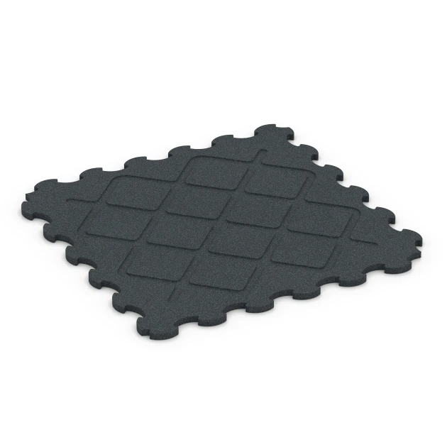 Aufsicht auf die Unterseite, also die Bodenseite von WARCO-Formteil 6323 - Zaščitna podloga za fitnes naprave im Format 102,5 x 102,5 x 2,5 cm | 1,05 m².