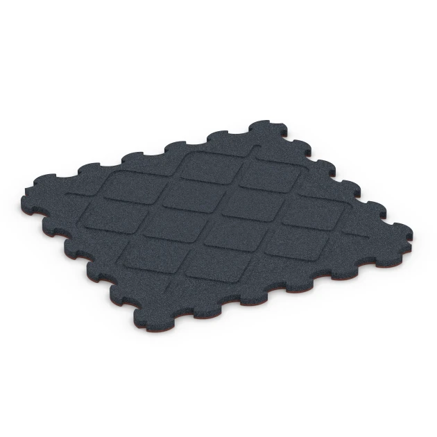 Aufsicht auf die Unterseite, also die Bodenseite von WARCO-Formteil 6392 - Stallmatte Puzzle im Format 102,5 x 102,5 x 3 cm | 1,05 m².