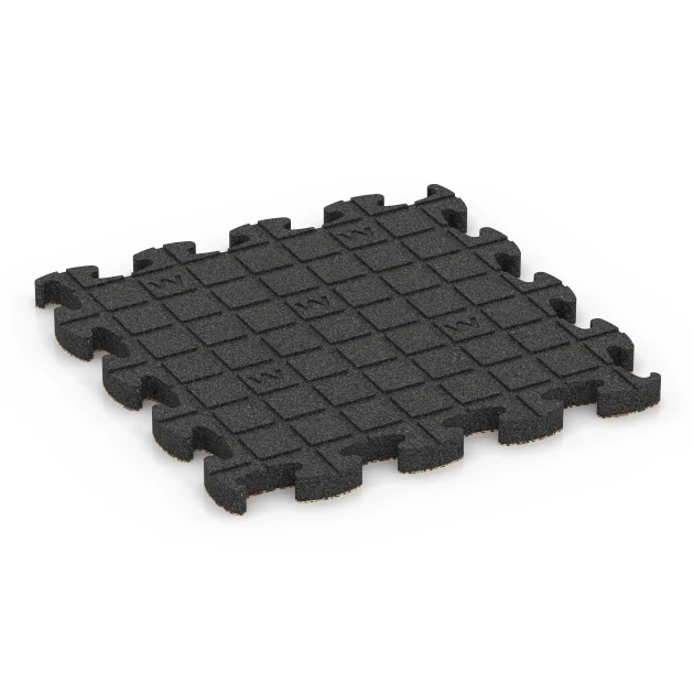 Aufsicht auf die Unterseite, also die Bodenseite von WARCO-Formteil 6880 - Fitnes talna obloga Max im Format 44,6 x 44,6 × 2,8 cm.