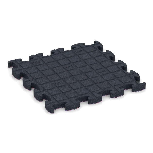 Aufsicht auf die Unterseite, also die Bodenseite von WARCO-Formteil 6882 - Fitnes talna obloga Max im Format 44,6 x 44,6 × 2,8 cm.