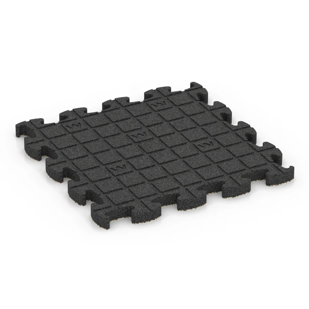 Aufsicht auf die Unterseite, also die Bodenseite von WARCO-Formteil 6883 - Fitnes talna obloga Max im Format 46 x 46 × 2,8 cm.