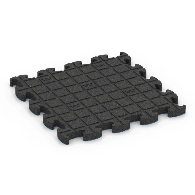 Aufsicht auf die Unterseite, also die Bodenseite von WARCO-Formteil 6884 - Fitnes talna obloga Max im Format 44,6 x 44,6 × 2,8 cm.