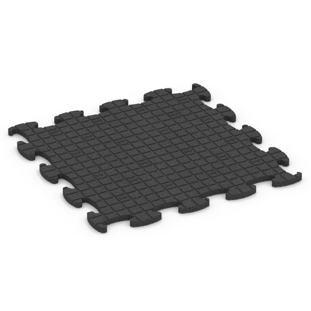 Aufsicht auf die Unterseite, also die Bodenseite von WARCO-Formteil 6852 - Fitness Active talna obloga im Format 98 x 98 x 2,8 cm.