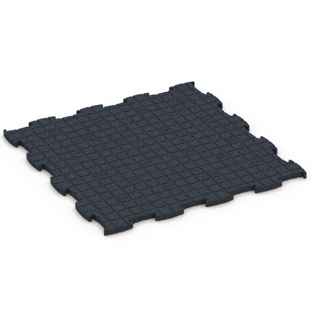 Aufsicht auf die Unterseite, also die Bodenseite von WARCO-Formteil 6853 - Fitness Active talna obloga im Format 97,1 x 97,1 x 2,8 cm.