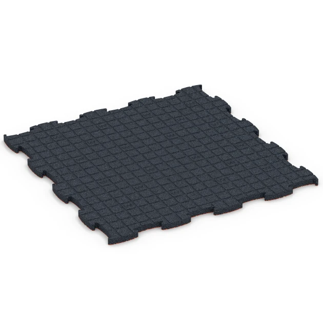 Aufsicht auf die Unterseite, also die Bodenseite von WARCO-Formteil 6854 - Fitness Active talna obloga im Format 97,1 x 97,1 x 2,8 cm.
