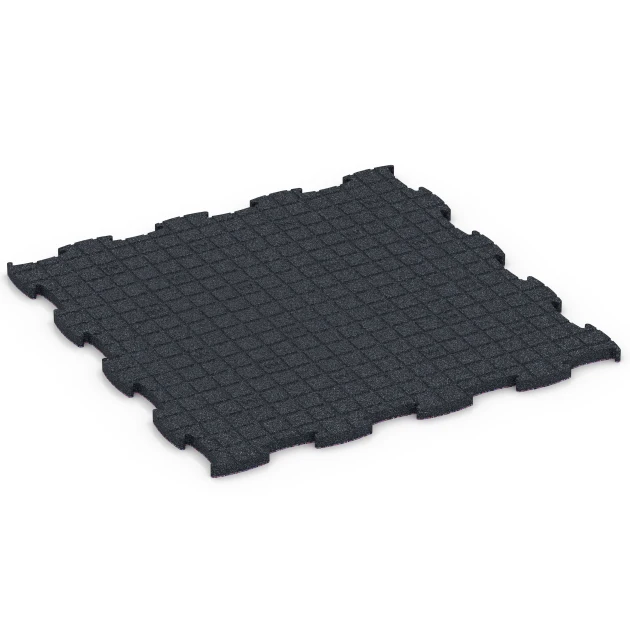 Aufsicht auf die Unterseite, also die Bodenseite von WARCO-Formteil 6855 - Fitness Active talna obloga im Format 97,1 x 97,1 x 2,8 cm.