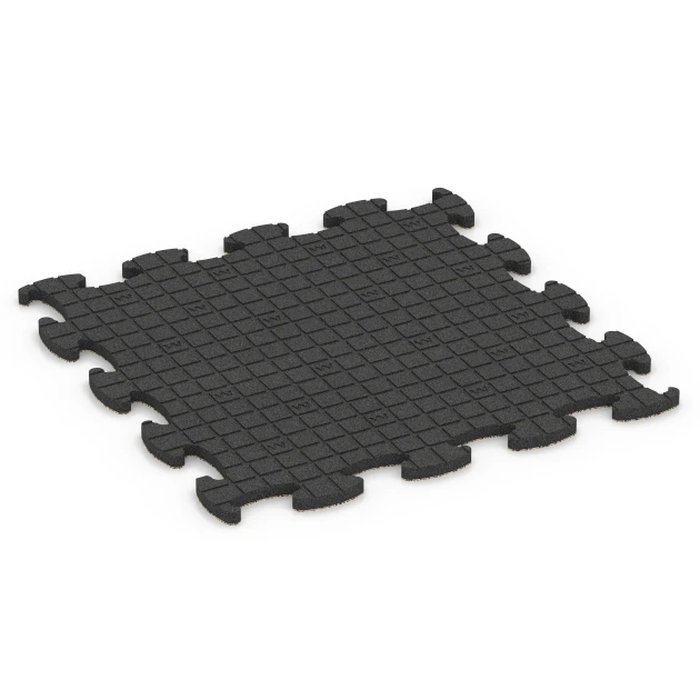 Aufsicht auf die Unterseite, also die Bodenseite von WARCO-Formteil 6856 - Fitness Active talna obloga im Format 98 x 98 x 2,8 cm.