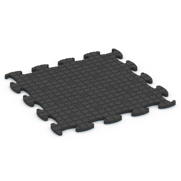 Aufsicht auf die Unterseite, also die Bodenseite von WARCO-Formteil 6857 - Fitness Active talna obloga im Format 97,1 x 97,1 x 2,8 cm.
